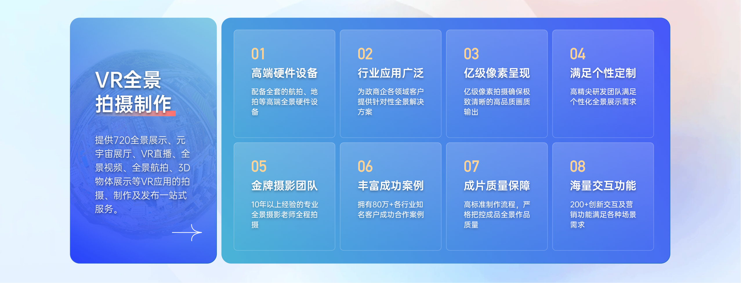 VR全景拍摄制作